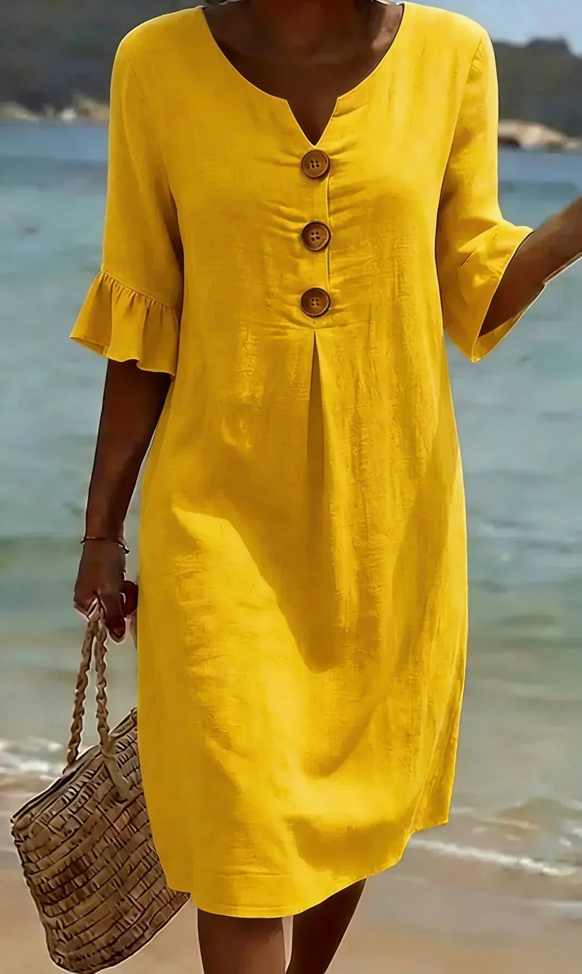 Radmila™ | Textured Long Sleeve Dress