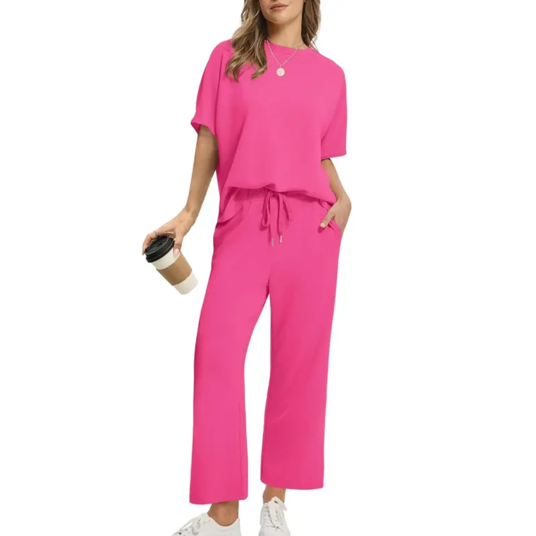 Brisa | Oversized Wide Leg Two Piece Set