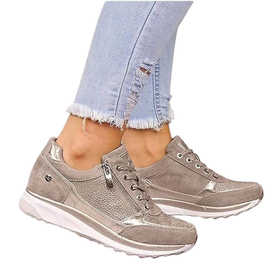 Isla | Zip Sneakers