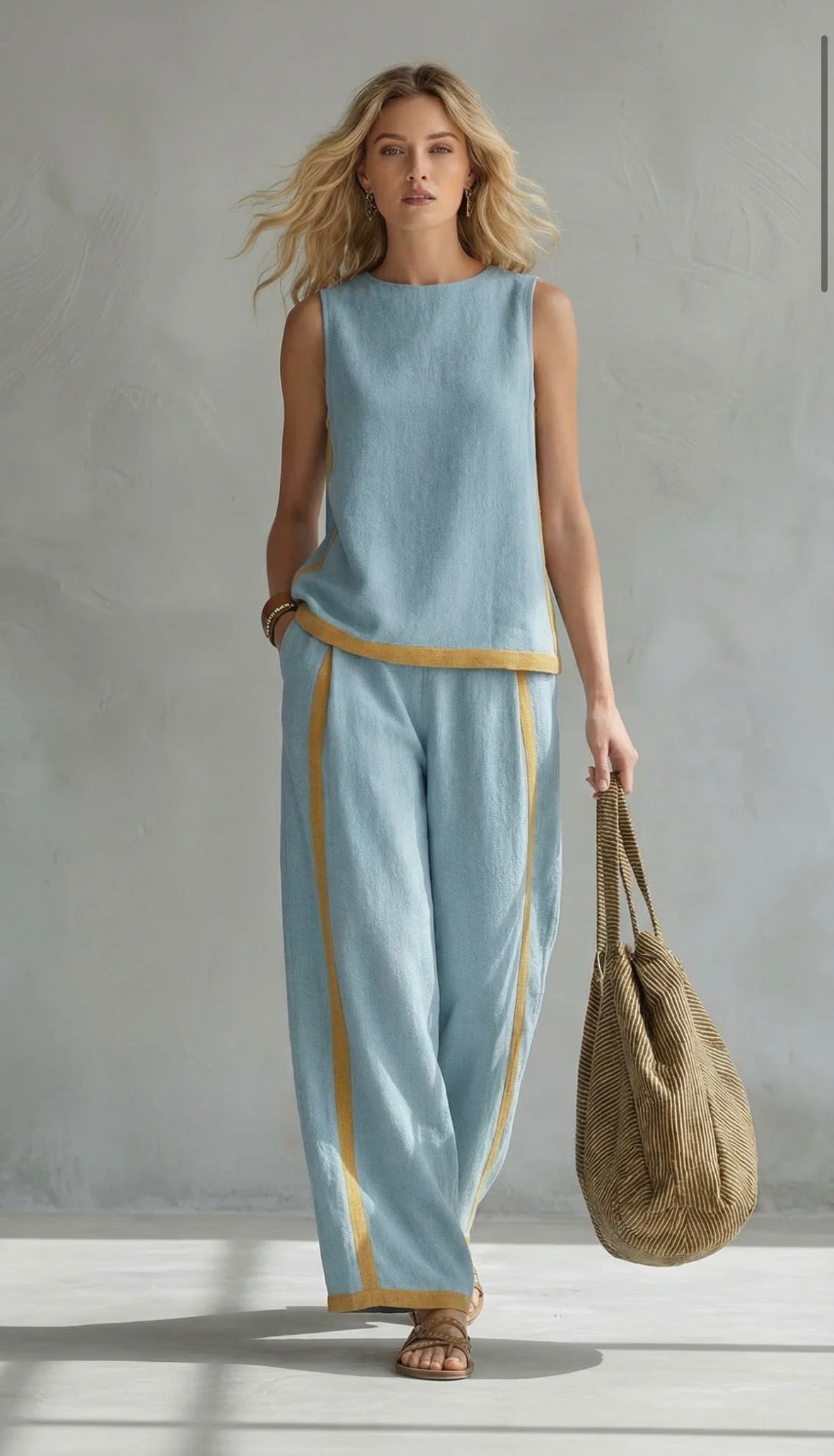 Leila | Elegant 2-Piece Set with Relaxed Fit and Refined Details