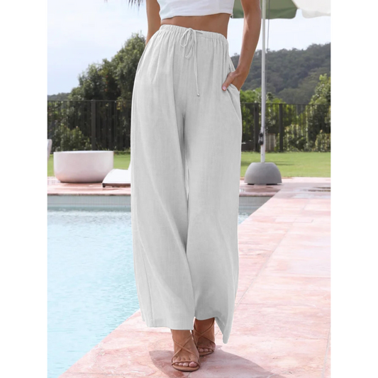 Virena | Lightweight Wide Leg Trousers