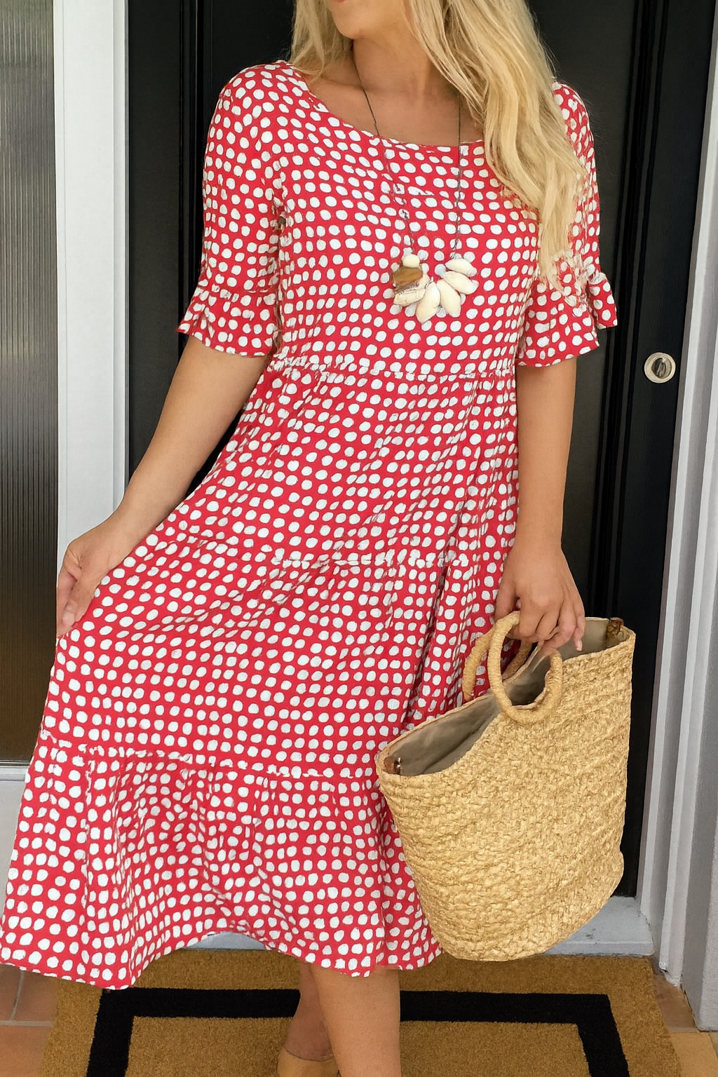 Diane | Short Sleeve Midi