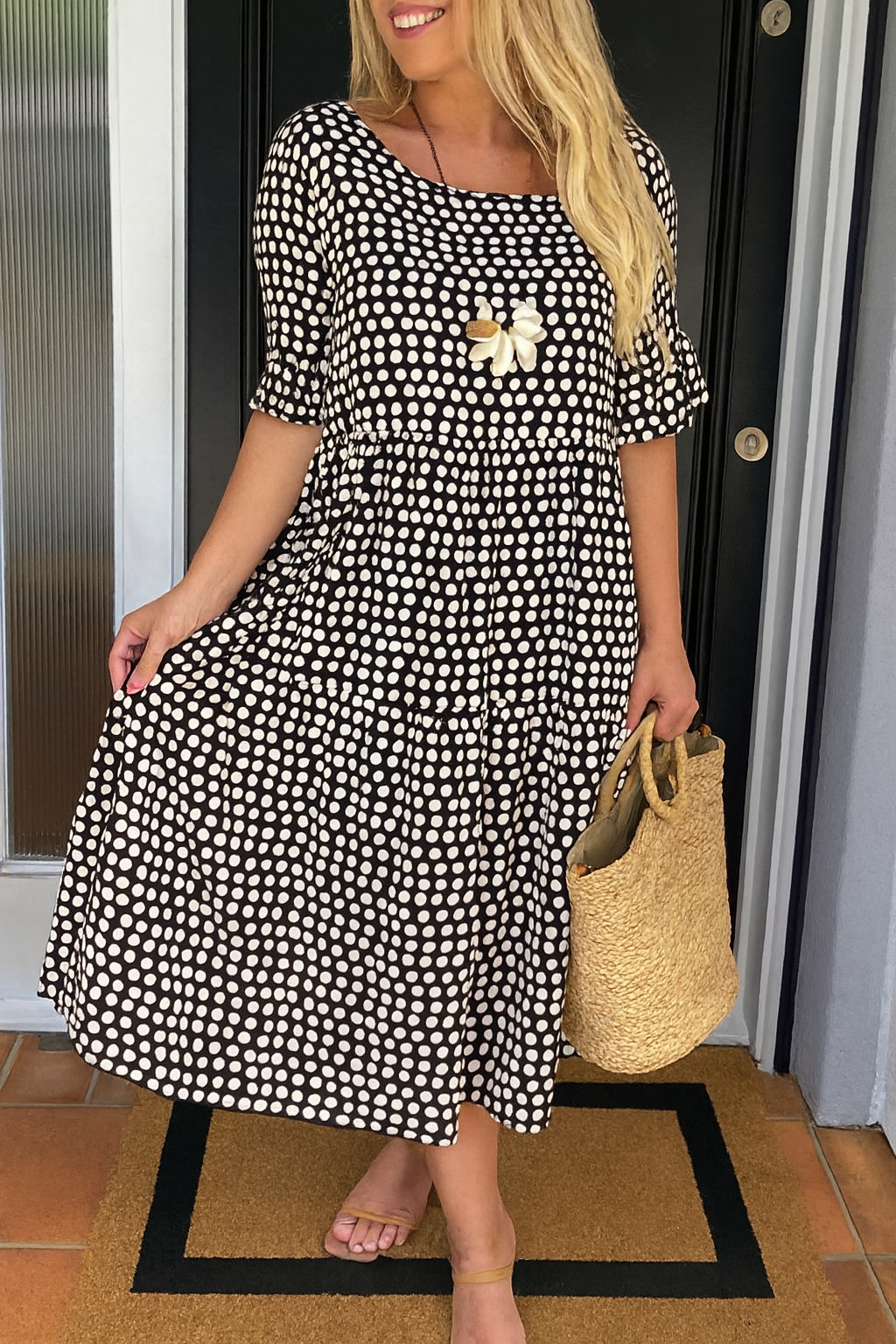 Diane | Short Sleeve Midi
