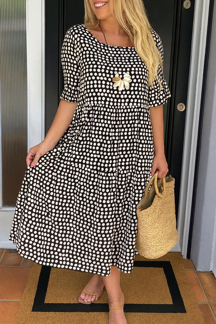Diane | Short Sleeve Midi