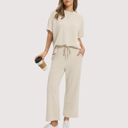 Brisa | Oversized Wide Leg Two Piece Set