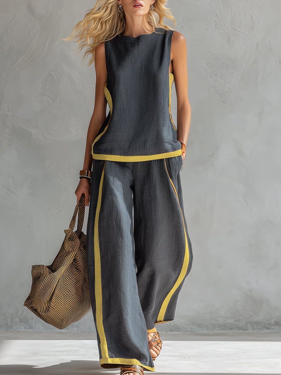 Leila | Elegant 2-Piece Set with Relaxed Fit and Refined Details