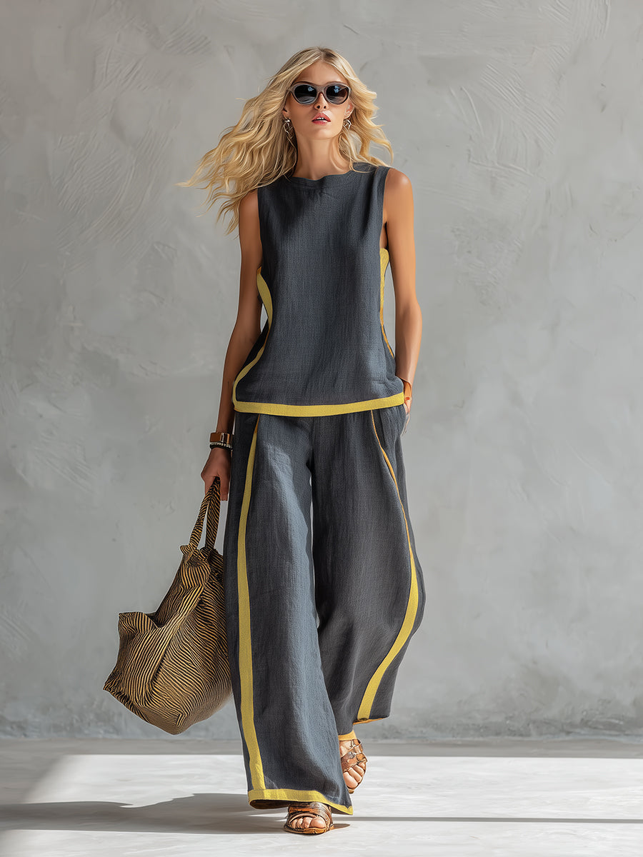 Leila | Elegant 2-Piece Set with Relaxed Fit and Refined Details