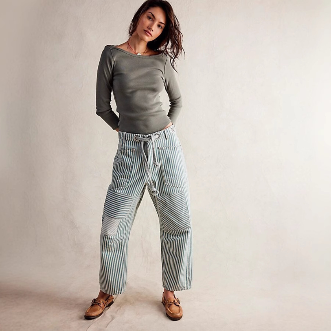 Simone | Stripe Wide Leg Pants