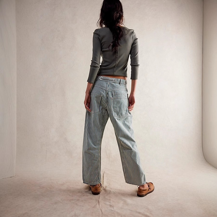 Simone | Stripe Wide Leg Pants