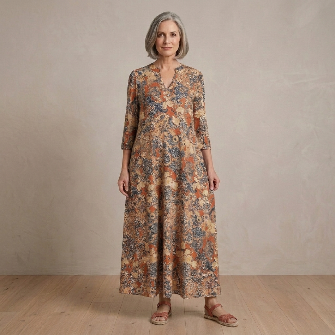 Harlow | V-Neck Maxi Dress