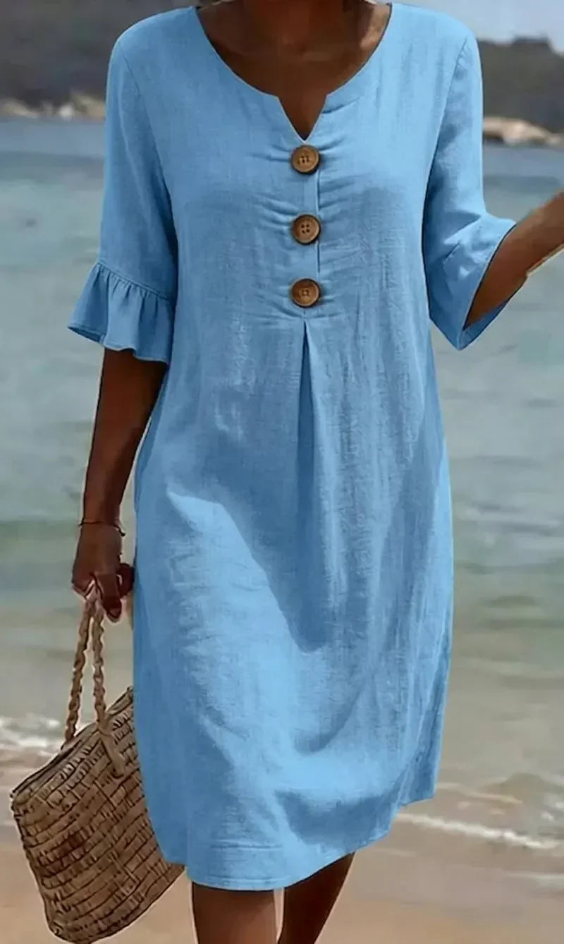 Radmila™ | Textured Long Sleeve Dress