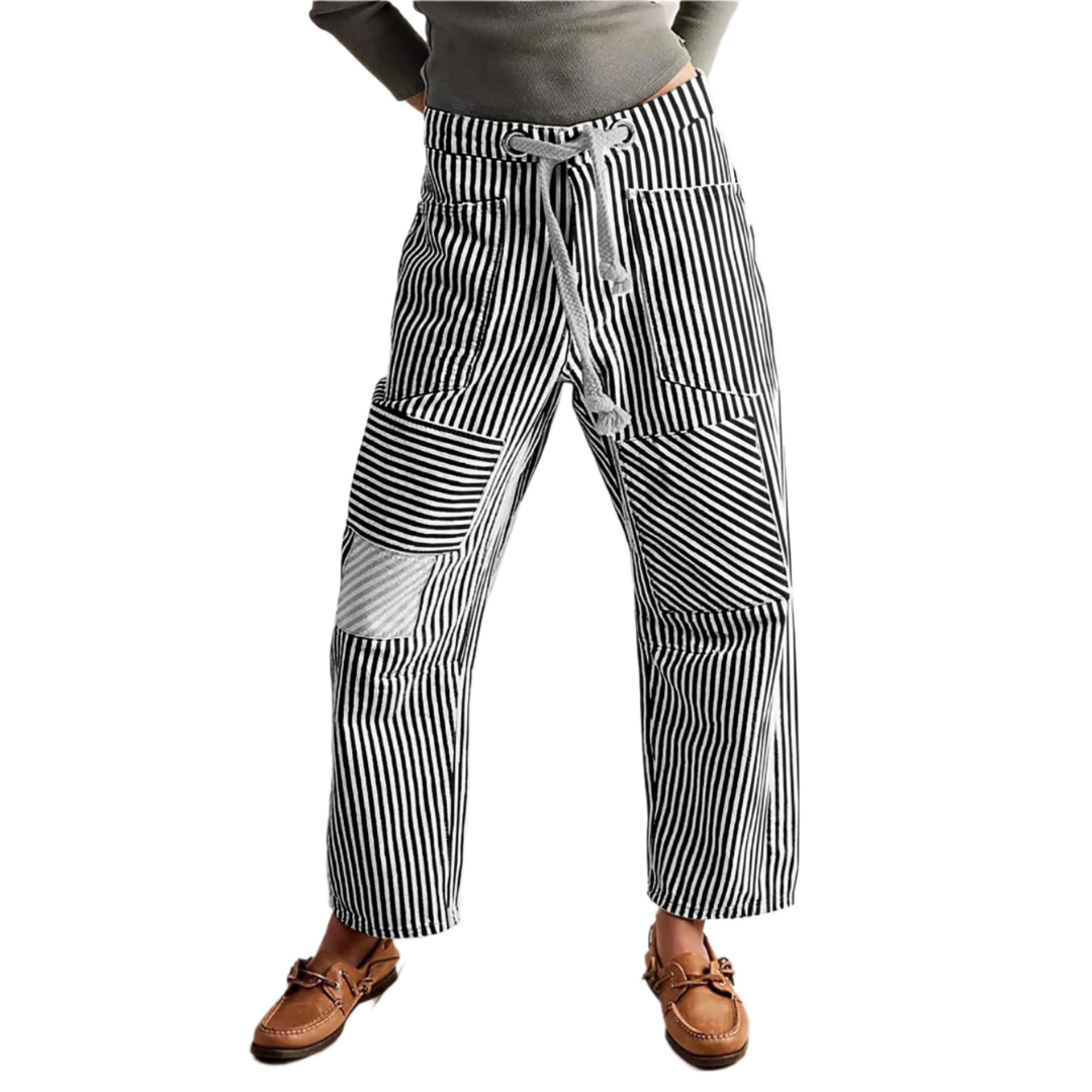 Simone | Stripe Wide Leg Pants