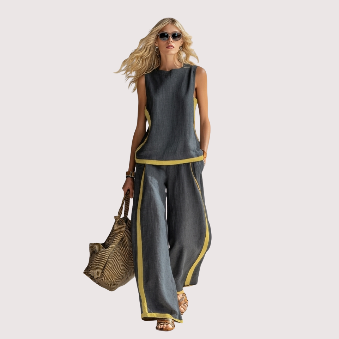 Leila | Elegant 2-Piece Set with Relaxed Fit and Refined Details