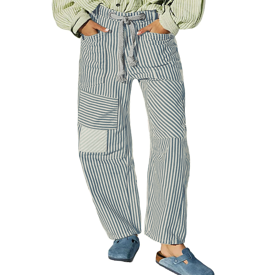 Simone | Stripe Wide Leg Pants
