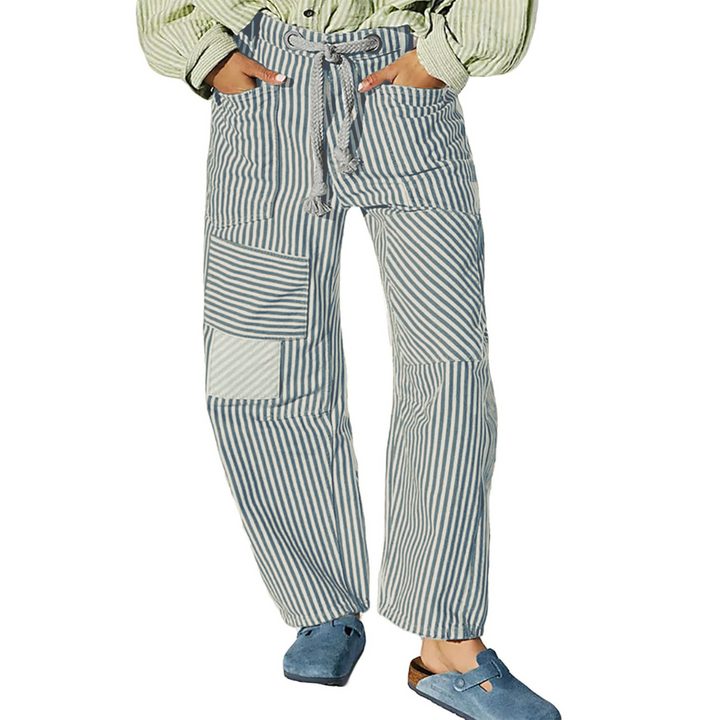 Simone | Stripe Wide Leg Pants