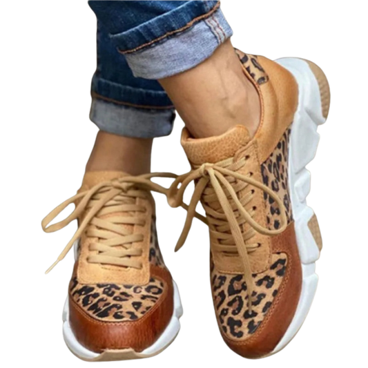 Hailey | Leopard Print Sneakers