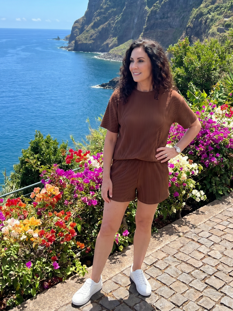 Bella | Short Sleeve Crew Neck Relaxed Fit Set