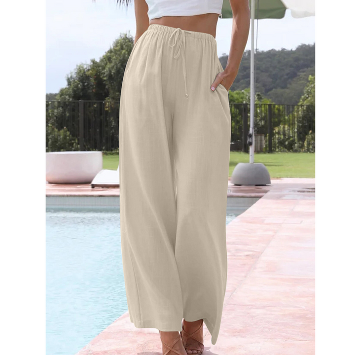 Virena | Lightweight Wide Leg Trousers