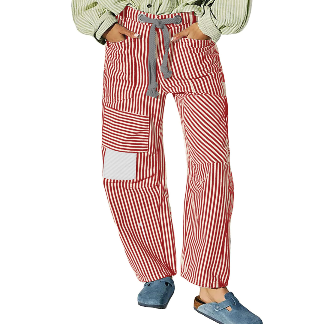 Simone | Stripe Wide Leg Pants