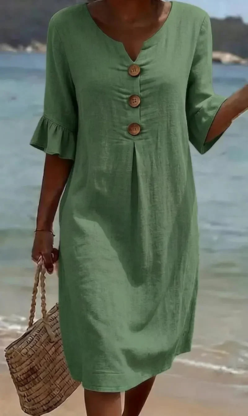Radmila™ | Textured Long Sleeve Dress
