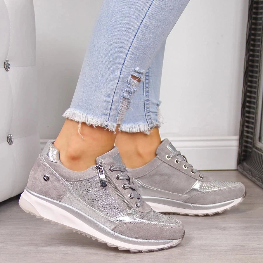 Isla | Zip Sneakers