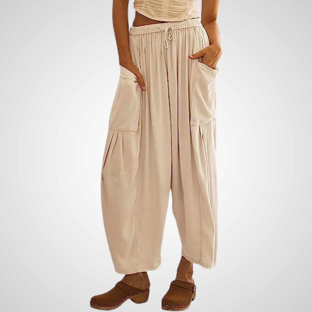 Lynna | Linen Wide Leg Pants