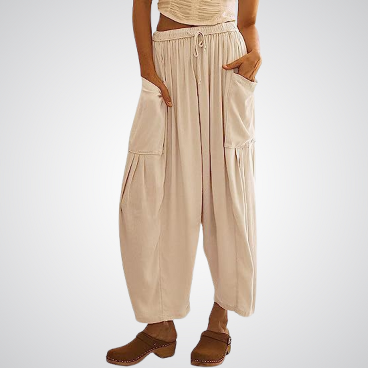 Lynna | Linen Wide Leg Pants