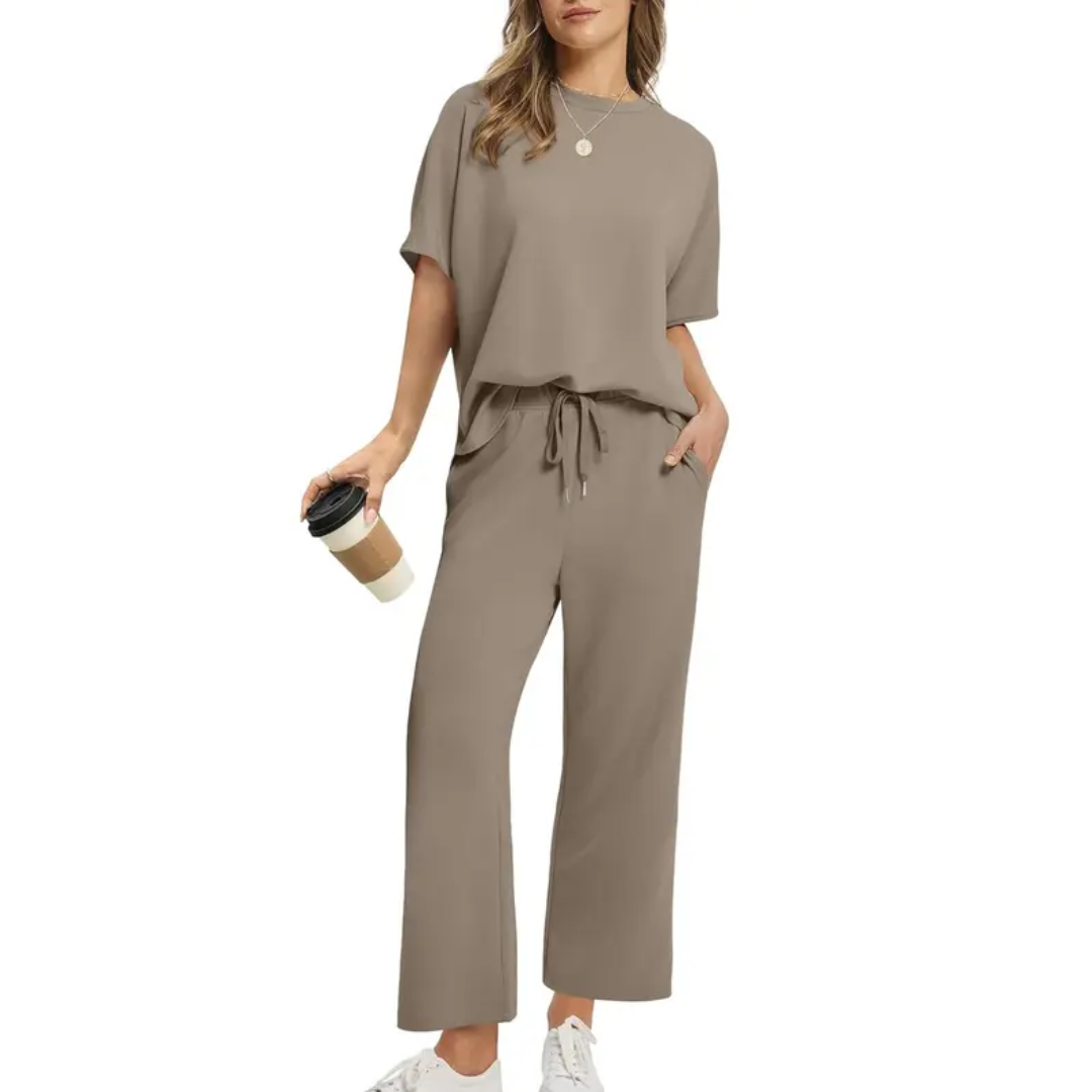 Brisa | Oversized Wide Leg Two Piece Set