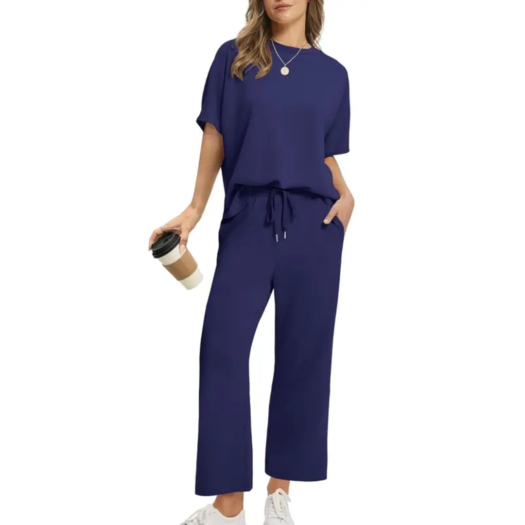 Brisa | Oversized Wide Leg Two Piece Set