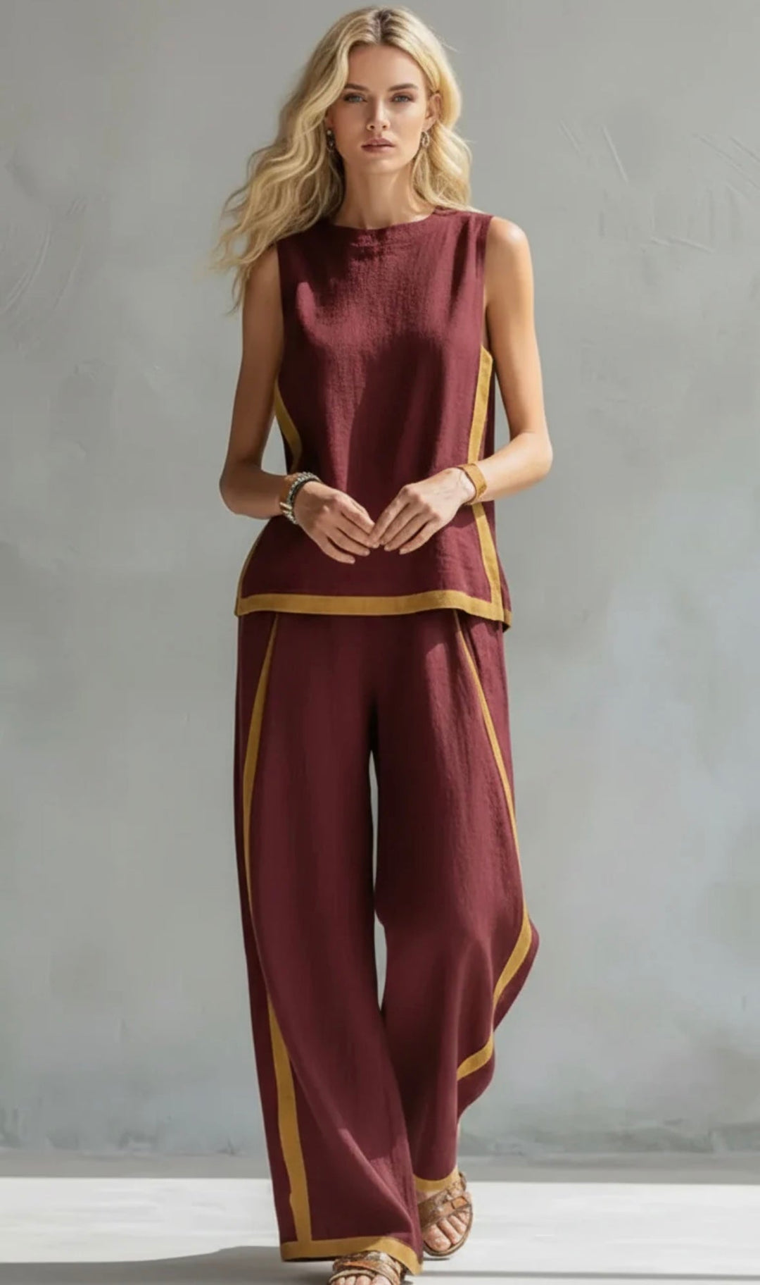 Leila | Elegant 2-Piece Set with Relaxed Fit and Refined Details