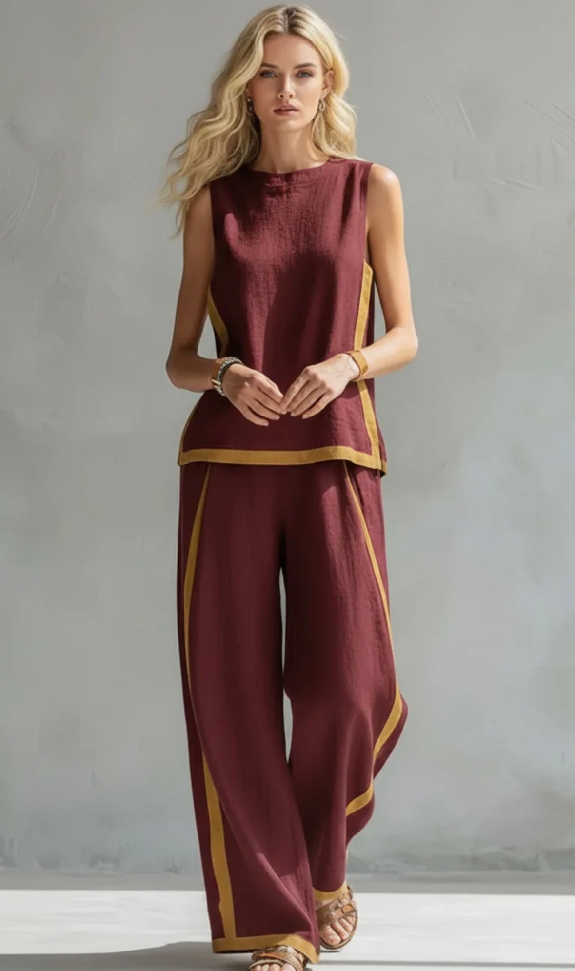 Leila | Elegant 2-Piece Set with Relaxed Fit and Refined Details