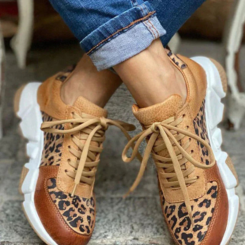 Hailey | Leopard Print Sneakers
