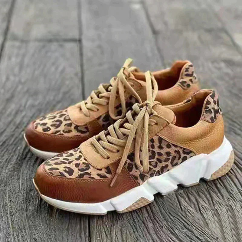 Hailey | Leopard Print Sneakers