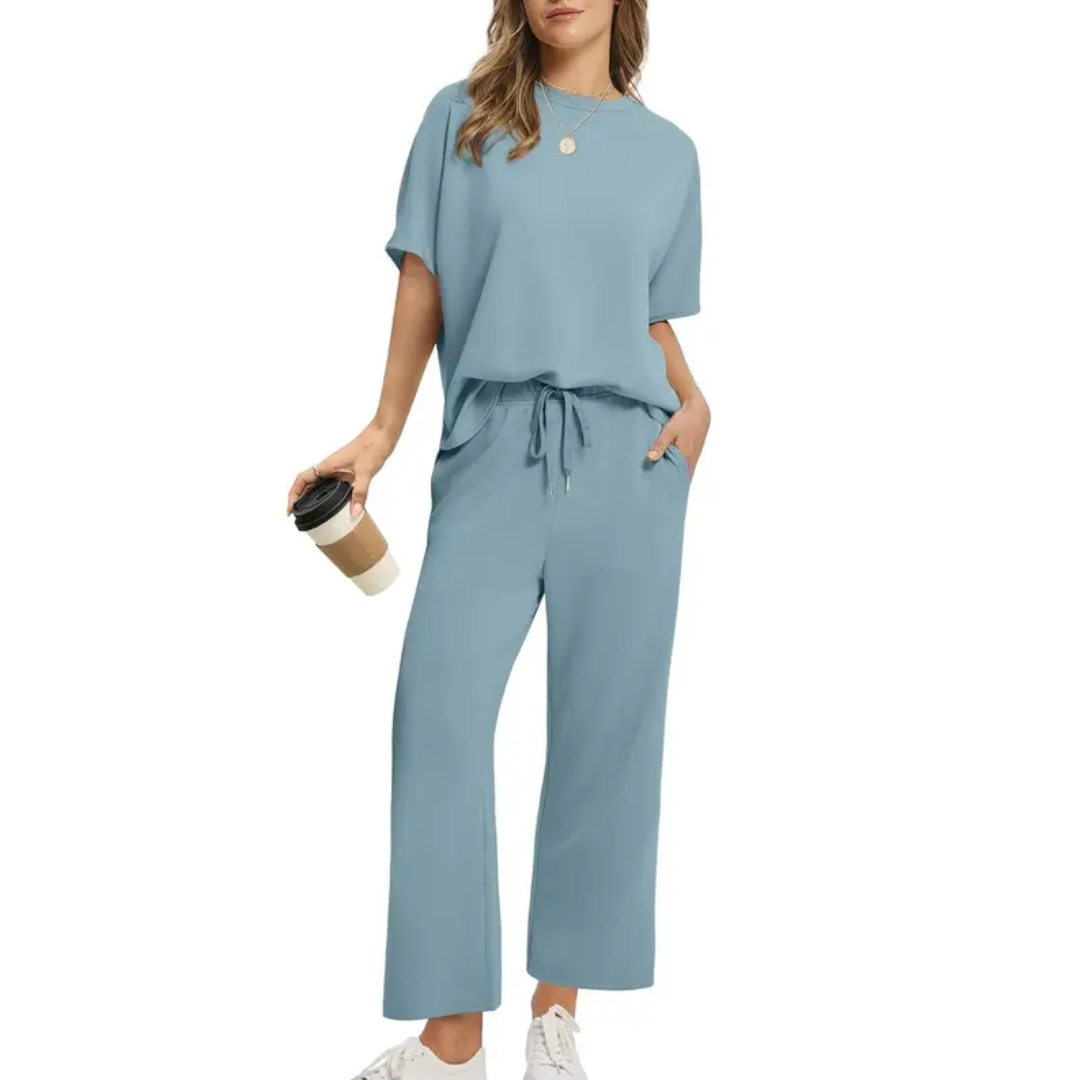 Brisa | Oversized Wide Leg Two Piece Set