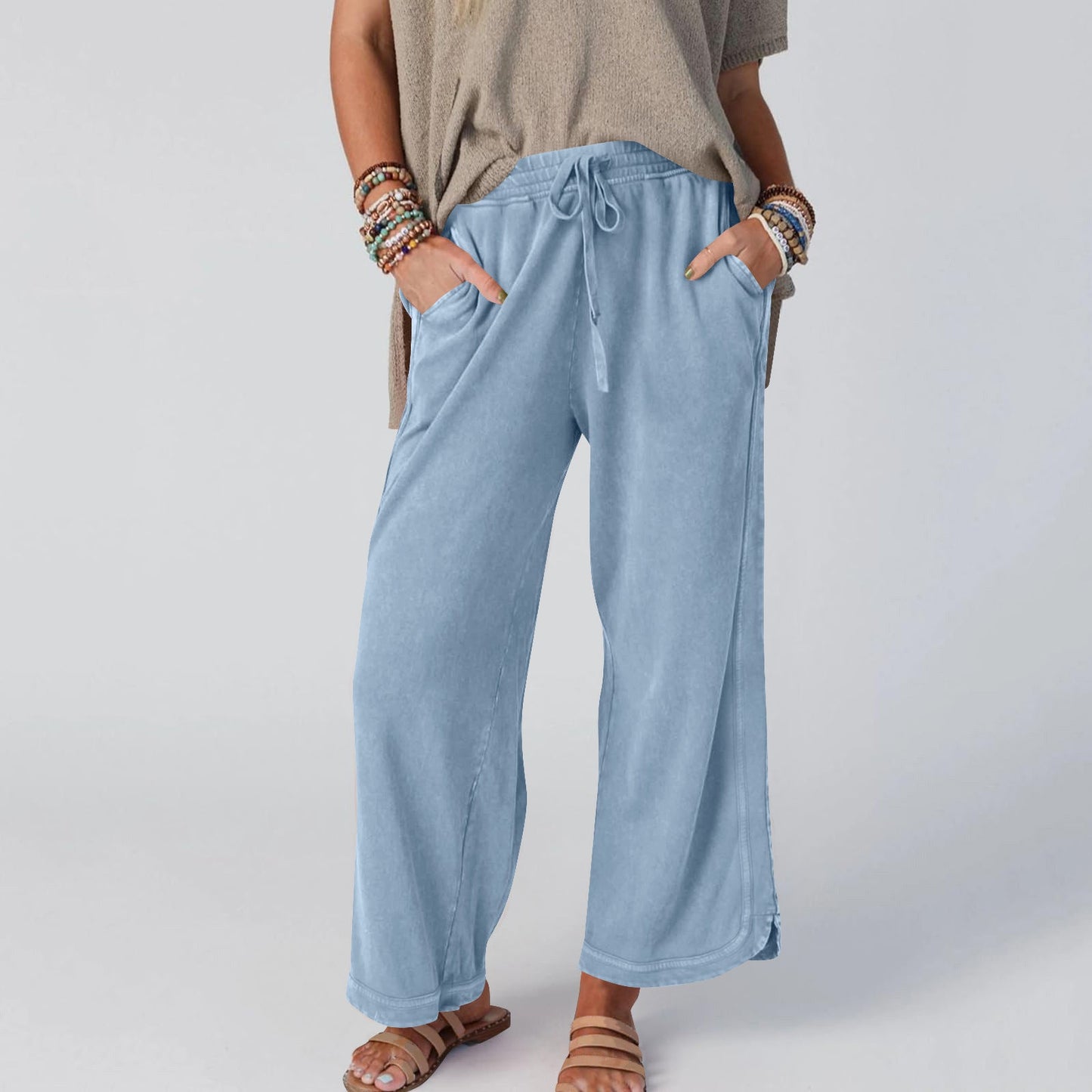 Celeste | Wide Leg Drawstring Pants