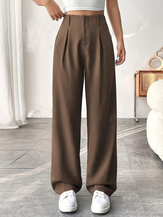 Belisima | Pleated Wide Leg Trousers