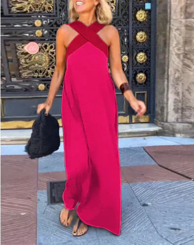 Quirine™ | Wrap-Front Maxi Dress