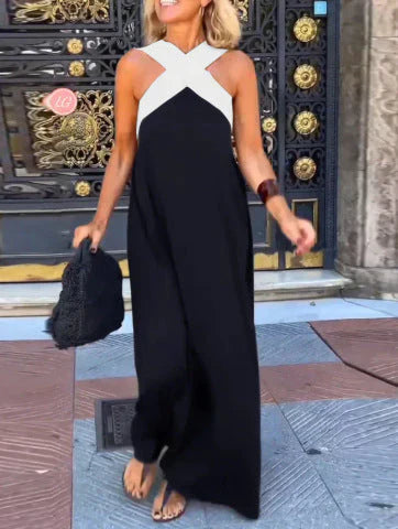 Quirine™ | Wrap-Front Maxi Dress