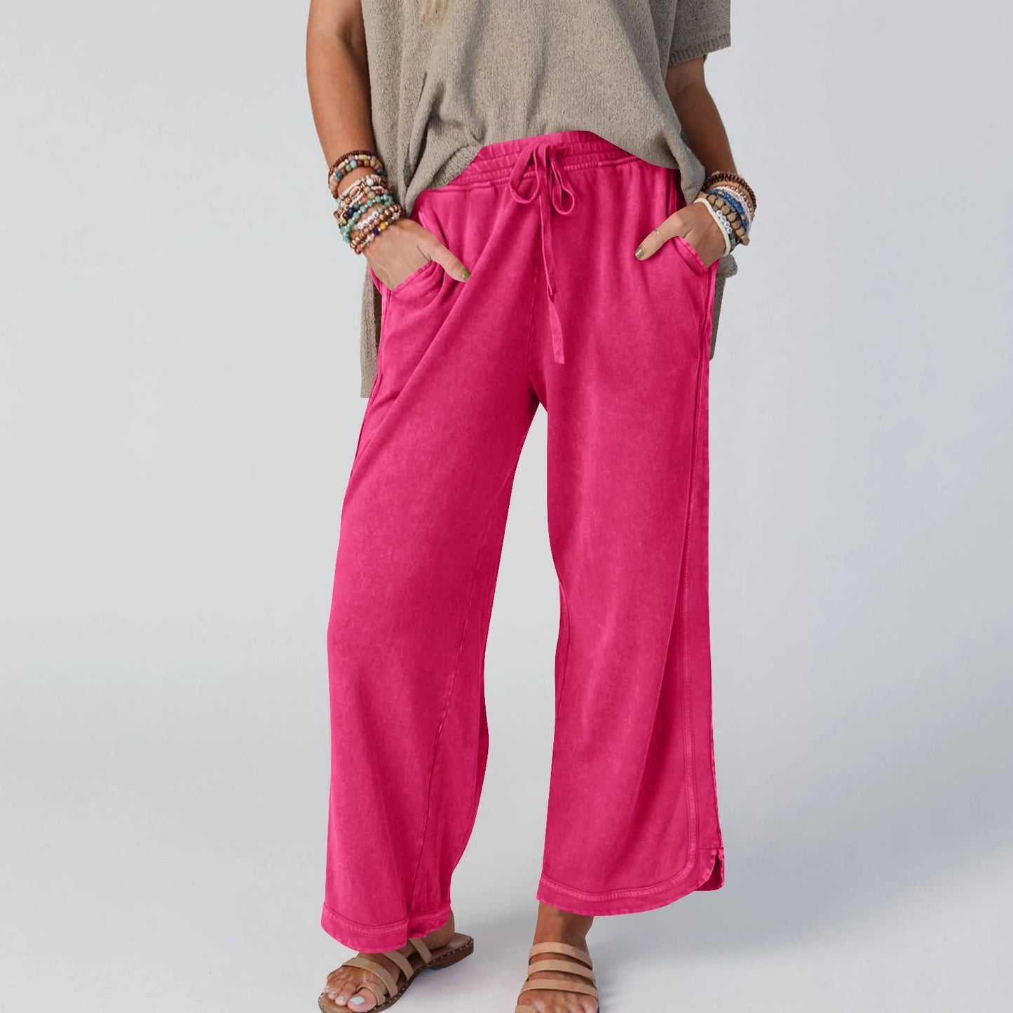 Celeste | Wide Leg Drawstring Pants
