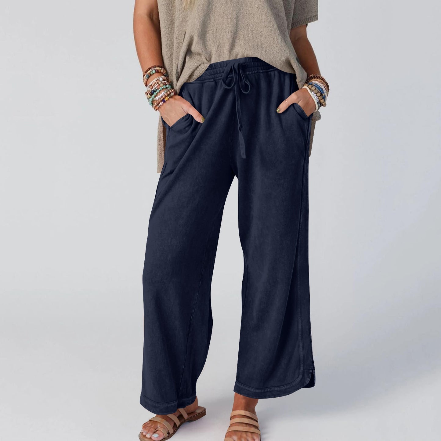Celeste | Wide Leg Drawstring Pants