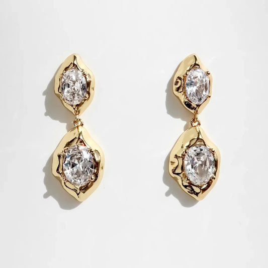 Clarisse | Crystal Drop Earrings