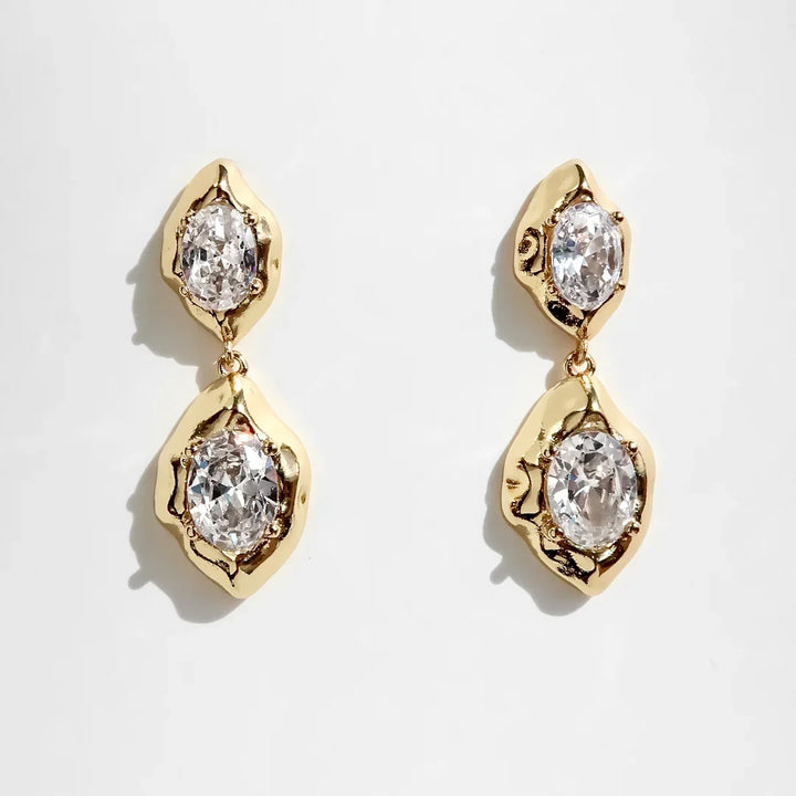 Clarisse | Crystal Drop Earrings