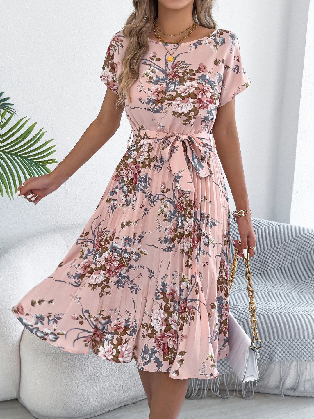 Rosalie — Floral A-Line Dress