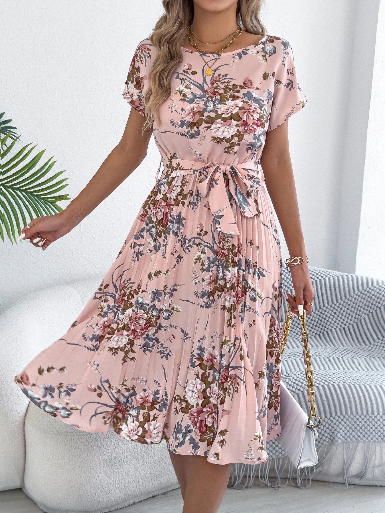 Rosalie — Floral A-Line Dress