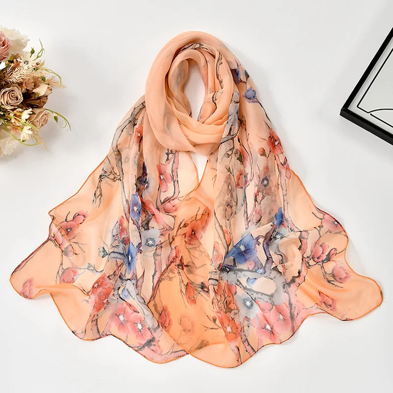 Rosée | Chiffon Blossom Scarf