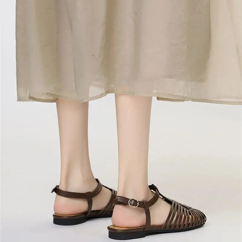 Margaux | The Woven Gladiator Sandal