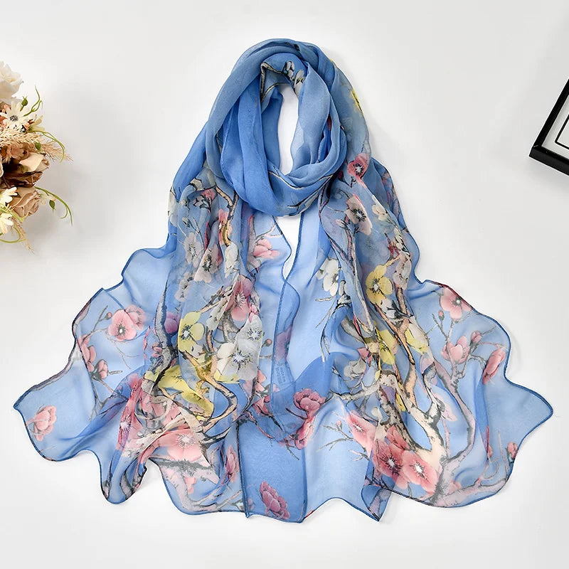 Rosée | Chiffon Blossom Scarf