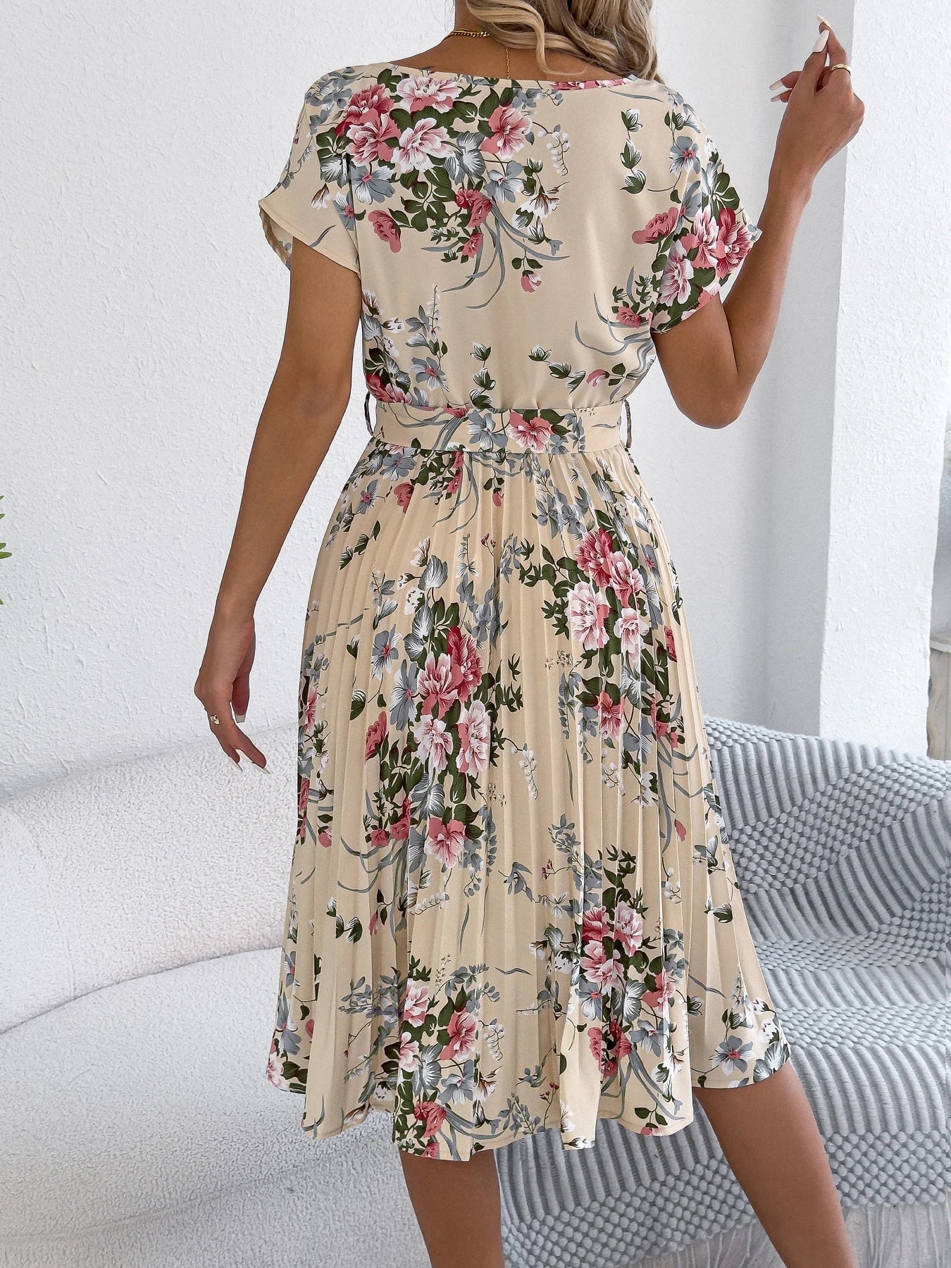 Rosalie — Floral A-Line Dress