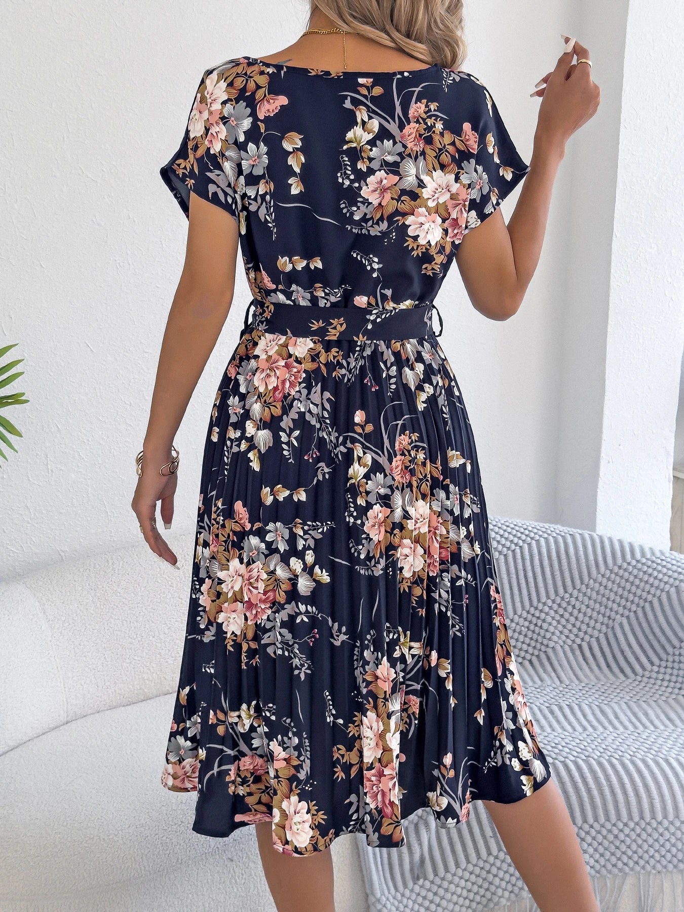 Rosalie — Floral A-Line Dress