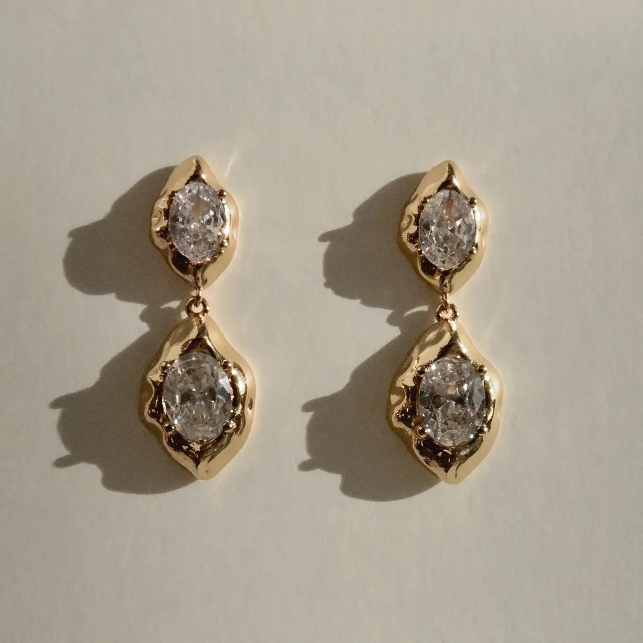 Clarisse | Crystal Drop Earrings